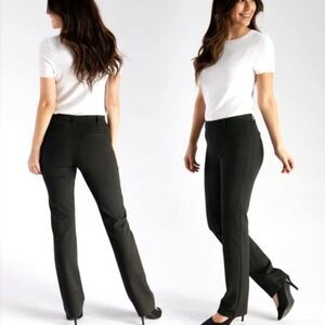 EC Betabrand Classic Dress Pant Yoga Pants Charcoal Size M Petite